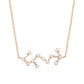 scorpio constellation necklace 18k gold plated 925 sterling silver with cz crystals
